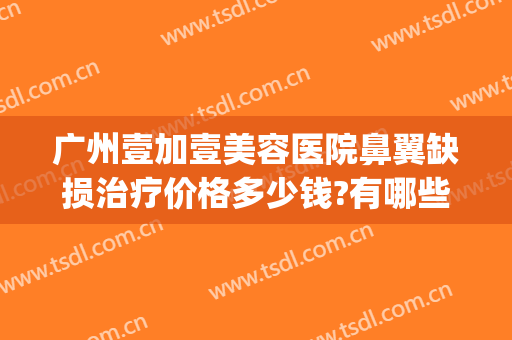 广州壹加壹美容医院鼻翼缺损治疗价格多少钱?有哪些优势?(广州壹美整形医院)