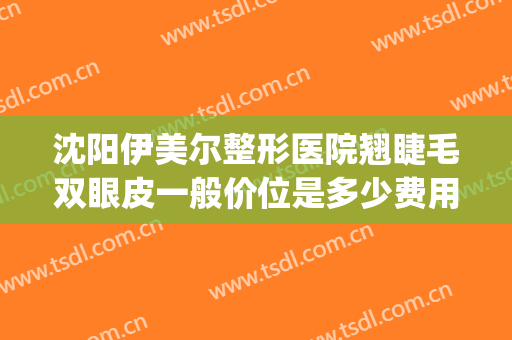 沈阳伊美尔整形医院翘睫毛双眼皮一般价位是多少费用?可靠吗?(沈阳伊美整形是正规医院吗)