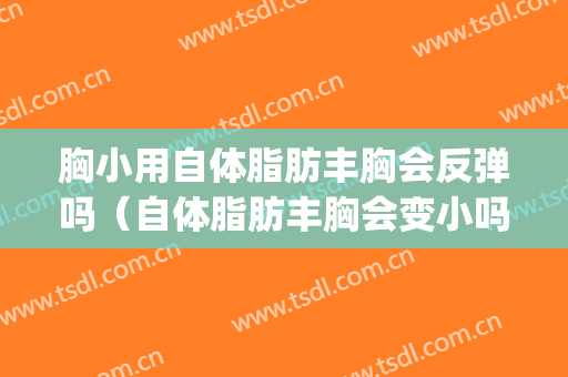 胸小用自体脂肪丰胸会反弹吗（自体脂肪丰胸会变小吗）(自体脂肪丰胸越来越小)
