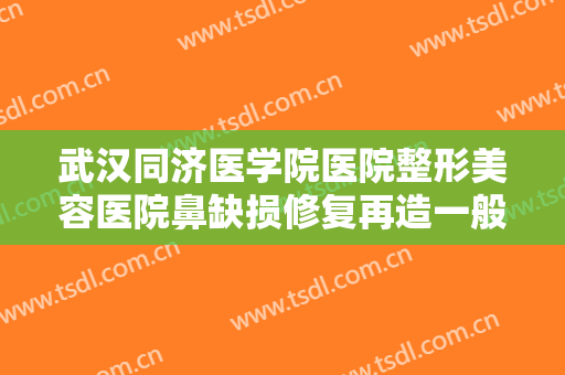 武汉同济医学院医院整形美容医院鼻缺损修复再造一般价位是多少费用?好不好?