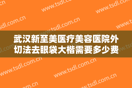 武汉新至美医疗美容医院外切法去眼袋大楷需要多少费用?有哪些优势?
