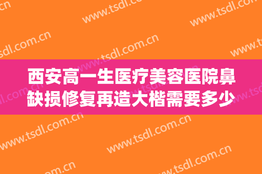 西安高一生医疗美容医院鼻缺损修复再造大楷需要多少费用?怎么样?(西安鼻部修复多少钱)