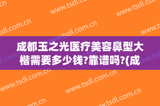 成都玉之光医疗美容鼻型大楷需要多少钱?靠谱吗?(成都润美玉之光医疗美容正规吗)
