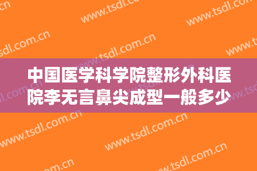 中国医学科学院整形外科医院李无言鼻尖成型一般多少费用?可靠吗?(鼻尖整形手术费)