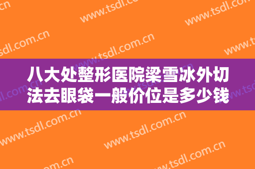 八大处整形医院梁雪冰外切法去眼袋一般价位是多少钱?多长时间恢复?