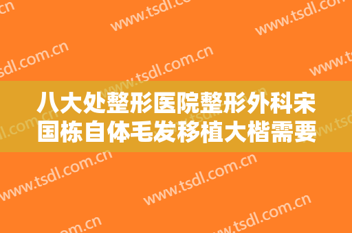 八大处整形医院整形外科宋国栋自体毛发移植大楷需要多少费用?需要多久恢复?
