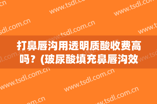 打鼻唇沟用透明质酸收费高吗？(玻尿酸填充鼻唇沟效果好吗)