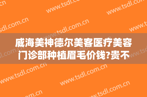 威海美神德尔美客医疗美容门诊部种植眉毛价钱?贵不贵?(verilog读取十进制txt文件)