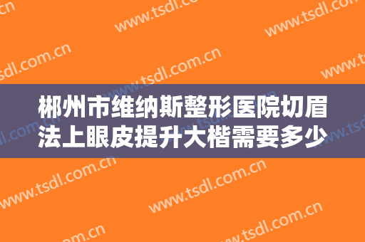 郴州市维纳斯整形医院切眉法上眼皮提升大楷需要多少钱?好不好?
