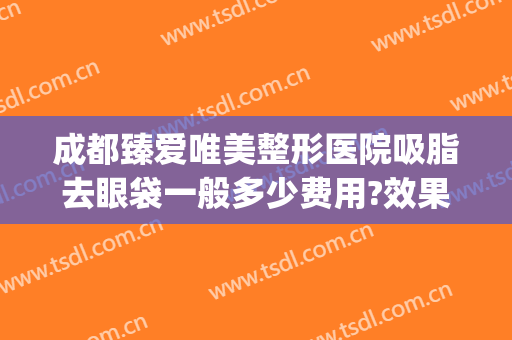 成都臻爱唯美整形医院吸脂去眼袋一般多少费用?效果怎么样?(成都华美去眼袋医生都有哪些)