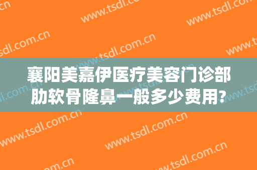 襄阳美嘉伊医疗美容门诊部肋软骨隆鼻一般多少费用?多长时间恢复?(襄阳悦美整形医院怎么样)