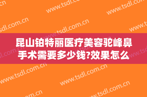 昆山铂特丽医疗美容驼峰鼻手术需要多少钱?效果怎么样?(昆山铂特丽医疗美容医生)