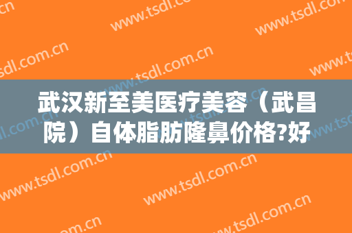 武汉新至美医疗美容（武昌院）自体脂肪隆鼻价格?好不好?(武汉新至美医院整形)