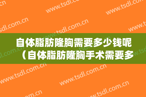 自体脂肪隆胸需要多少钱呢（自体脂肪隆胸手术需要多少钱）(自体脂肪隆胸多少钱)