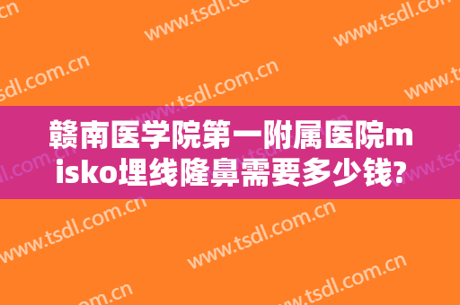 赣南医学院第一附属医院misko埋线隆鼻需要多少钱?好不好?