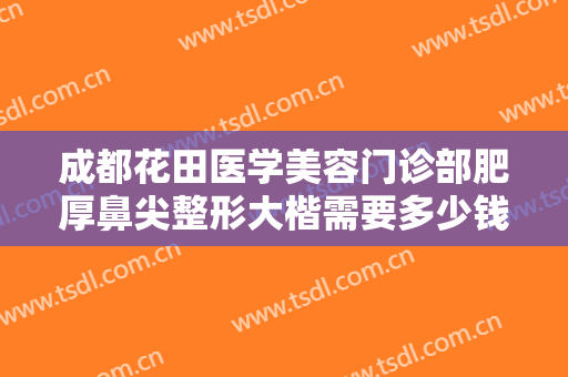 成都花田医学美容门诊部肥厚鼻尖整形大楷需要多少钱?可靠吗?