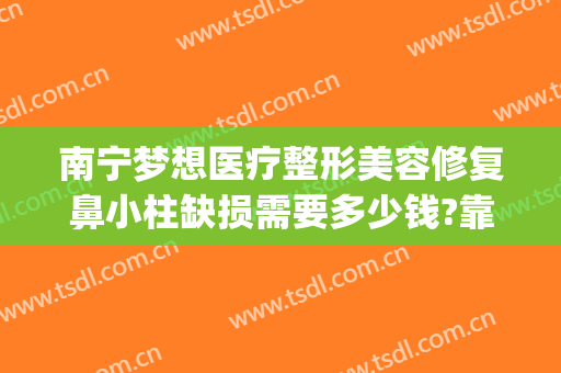 南宁梦想医疗整形美容修复鼻小柱缺损需要多少钱?靠谱吗?(南宁梦想整形是正规医院吗)