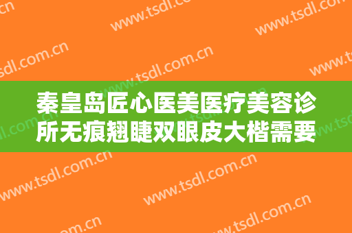 秦皇岛匠心医美医疗美容诊所无痕翘睫双眼皮大楷需要多少钱?有哪些优势?