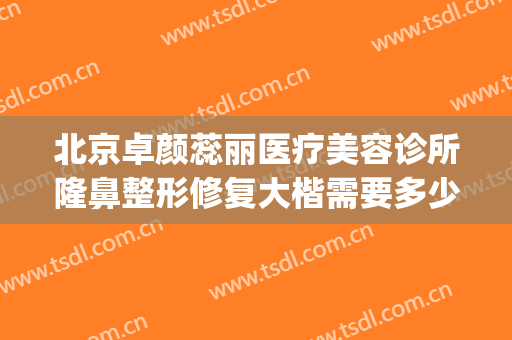 北京卓颜蕊丽医疗美容诊所隆鼻整形修复大楷需要多少钱?好不好?(北京蕊丽整形医院)