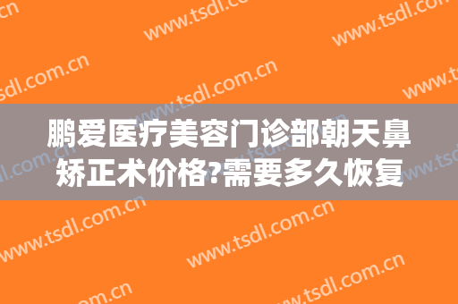 鹏爱医疗美容门诊部朝天鼻矫正术价格?需要多久恢复?(矫正朝天鼻手术要多少钱)