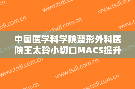 中国医学科学院整形外科医院王太玲小切口MACS提升术价钱?需要多久恢复?