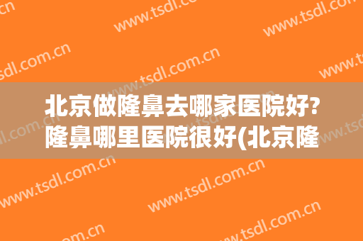 北京做隆鼻去哪家医院好?隆鼻哪里医院很好(北京隆鼻医院排名)