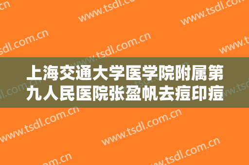 上海交通大学医学院附属第九人民医院张盈帆去痘印痘坑需要多少钱?可靠吗?