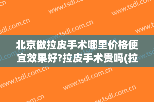 北京做拉皮手术哪里价格便宜效果好?拉皮手术贵吗(拉皮手术北京哪家好)