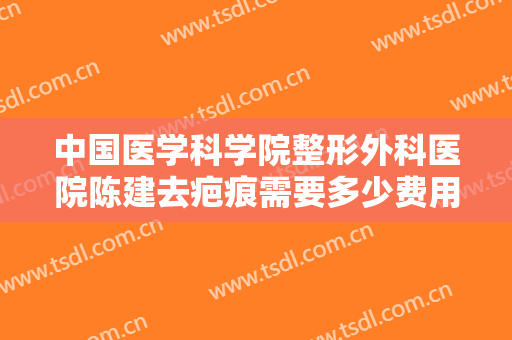 中国医学科学院整形外科医院陈建去疤痕需要多少费用?需要多久恢复?