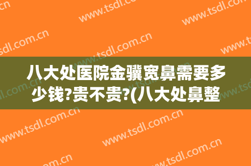 八大处医院金骥宽鼻需要多少钱?贵不贵?(八大处鼻整形价格)