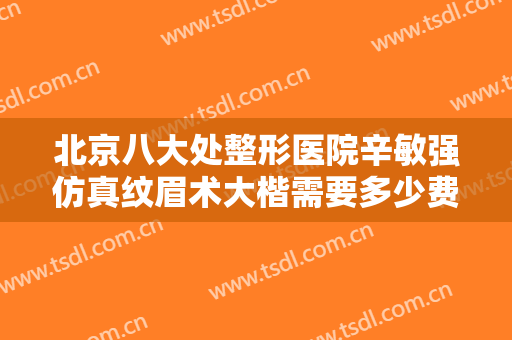 北京八大处整形医院辛敏强仿真纹眉术大楷需要多少费用?有哪些优势?