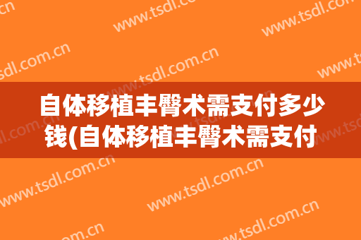 自体移植丰臀术需支付多少钱(自体移植丰臀术需支付多少钱一次)