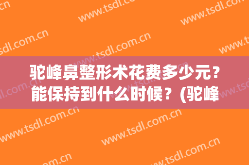 驼峰鼻整形术花费多少元？能保持到什么时候？(驼峰鼻矫正手术要多少钱?)