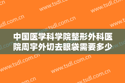 中国医学科学院整形外科医院周宇外切去眼袋需要多少费用?效果怎么样?