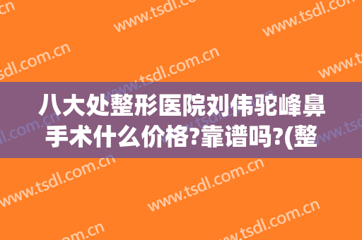 八大处整形医院刘伟驼峰鼻手术什么价格?靠谱吗?(整形一个驼峰鼻大概要多少钱)
