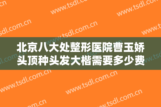 北京八大处整形医院曹玉娇头顶种头发大楷需要多少费用?效果怎么样?