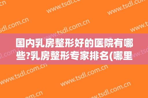 国内乳房整形好的医院有哪些?乳房整形专家排名(哪里乳房整形比较好)