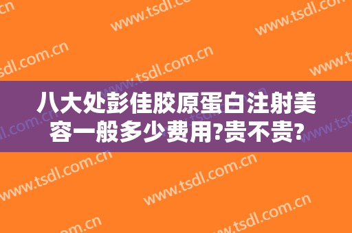 八大处彭佳胶原蛋白注射美容一般多少费用?贵不贵?