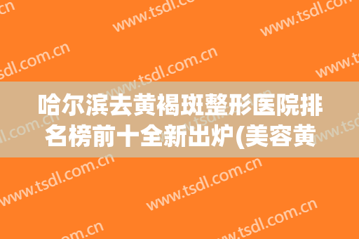 哈尔滨去黄褐斑整形医院排名榜前十全新出炉(美容黄褐斑哪个医院好)