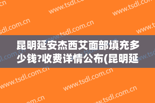 昆明延安杰西艾面部填充多少钱?收费详情公布(昆明延安医院杰西艾美容电话)