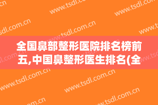 全国鼻部整形医院排名榜前五,中国鼻整形医生排名(全国最好的鼻子整形医院)