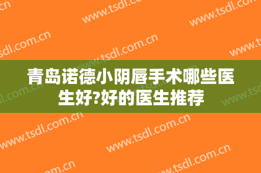 青岛诺德小阴唇手术哪些医生好?好的医生推荐