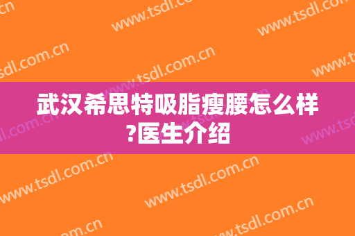 武汉希思特吸脂瘦腰怎么样?医生介绍