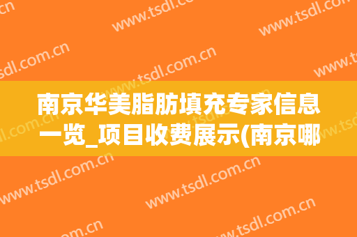 南京华美脂肪填充专家信息一览_项目收费展示(南京哪家做脂肪填充比较好)