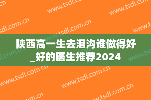 陕西高一生去泪沟谁做得好_好的医生推荐2024