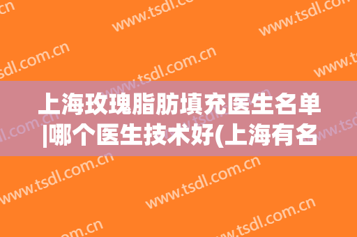 上海玫瑰脂肪填充医生名单|哪个医生技术好(上海有名的脂肪填充医生排名)