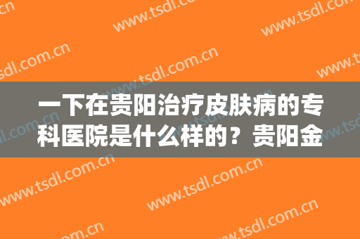 一下在贵阳治疗皮肤病的专科医院是什么样的？贵阳金肤康皮肤病(贵阳金肤康皮肤病专科医院怎么样)