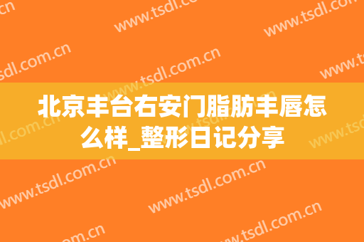 北京丰台右安门脂肪丰唇怎么样_整形日记分享