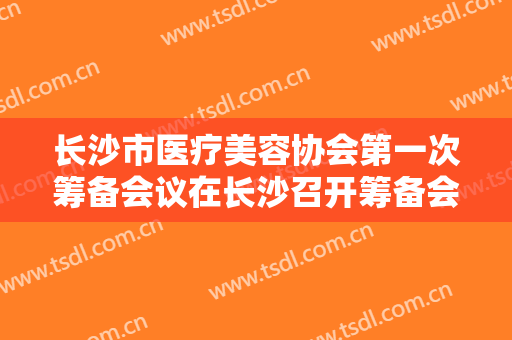 长沙市医疗美容协会第一次筹备会议在长沙召开筹备会议参会嘉宾合影
