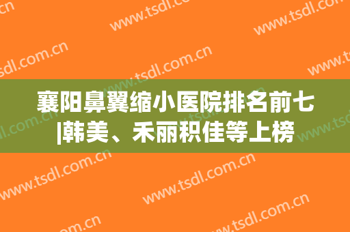 襄阳鼻翼缩小医院排名前七|韩美、禾丽积佳等上榜